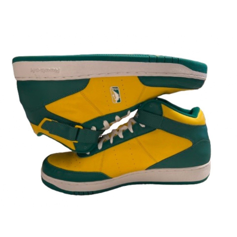 Reebok size 18‎ green yellow W 034192738 brand new Shoes D'funkd